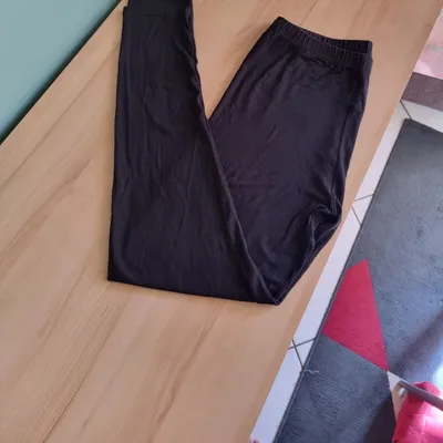 Leggings noir bleuté 